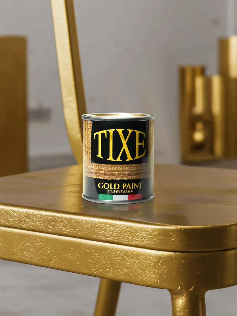solvent-based gold paint for indoor