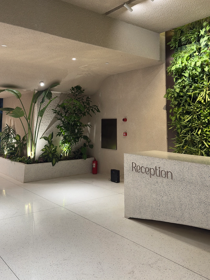 Cavalli Tower reception