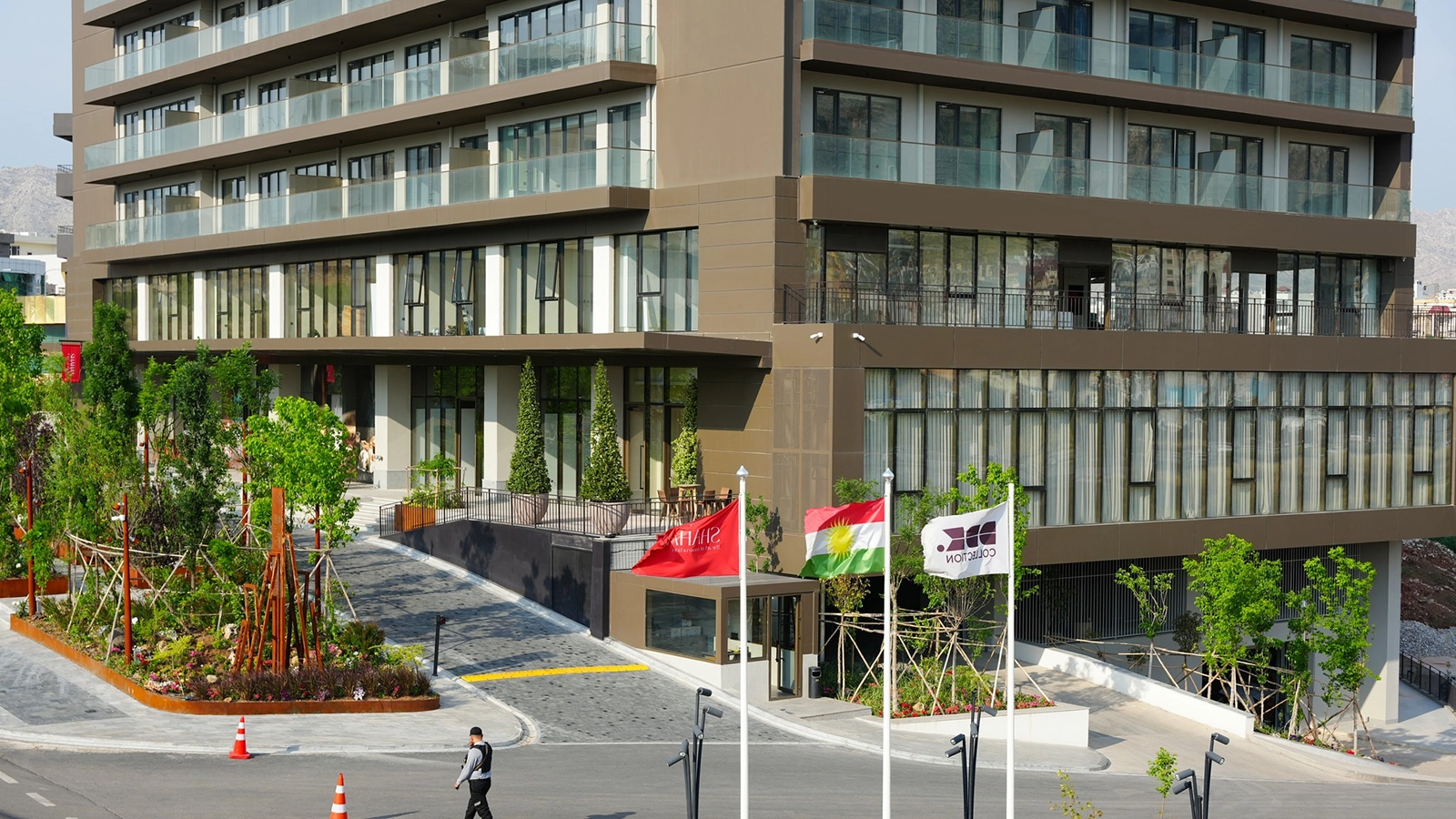 shahan tower exterior facade